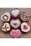 Bybirgül Red 18 Pieces Mini Silicone Heart Cake Mold, Muffin Mold 18 Pieces - 8