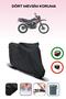 Black Mondial X-Treme Max Motorcycle Tarpaulin Rear Bag Compatible