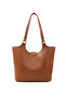 Taba Shk269 Faux Leather Single Compartment, Snap Fastener, Hand, Arm and Shoulder Bag - 3