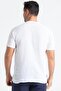 Short Sleeve Men's Ribbed Summer Muslin T-Shirt White Byz - 2