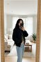 Oversize Zippered Bomber Jacket - 3