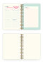 Spiral Bound Hardcover 2026 Weekly Motivational Agenda A5 - 7