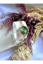 Round Vintage Inside Green Gold Women's Wristwatch - 7