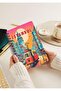 Glitter Notebook Istanbul A5 New Year Unlined Spiral 14X21 cm Taksim Tram