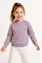 Girl's Daisy Lilac Sweatshirt - Stylish Girl Clothing