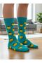 Green Lemon Design Socket Socks
