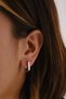 Steel U Model Earrings Non-Tarnishing 1.6cm Suitable for Daily Wear Plate Earrings - 6