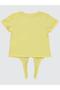 Girl's T-Shirt 2-5 Years Old Light Yellow - 2