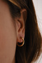 Steel Hoop Earrings Non Tarnish Diameter 1.8cm Suitable for Daily Wear Tube Earrings - 4
