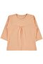 6-18 Months Girls' Single Top with Front Piece - Powder