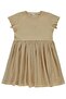 Kalp Printed Tulle 6-9 Years Old Dress - Beige 7-8 Years Old