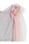 Shawl Sleeves Evening Dress for Ages 6-14 - Powder - 5