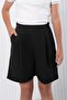 Pleated Shorts Black Mdv346 - 3