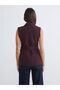 Jacket Collar Women's Classic Vest - 8