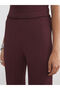 Elastic Waist Textured Women's Trousers - 3