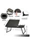 Adjustable Wood Laptop Desk Study and Reading Companion - 2