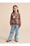 Crew Neck Floral Girl's Sweatshirt - 2