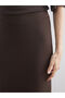 Belted Slit Skirt for Style Enthusiasts from Uzg Store - 4