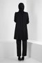 STONE DETAILED WAIST RUBBERED DOUBLE PANT SUIT 43910 - 3