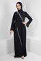 STONE EMBROIDERED CHAIN DETAILED EVENING DRESS 50381