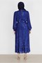 Bow Detail Sequin Evening Dress 50232 - 3