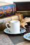 Sarayli 4 Piece Porcelain Coffee Cup Set for 2 People - 6
