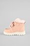 Size 22-36 Velcro Fastener Fur Lined Non-Slip Sole Winter Girls' Boots - 3