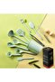 12-Piece Silicone Cookware Set, Non-Stick Heat Resistant Utensils, Stainless Steel Handle - 8