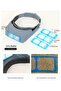 Blue 1.5X2X2.5X3.5X Professional Head Wearing Magnifier Optivisor Eye Loupe 4 Lens Magnifier For Wat - 5