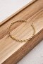 Steel Textured Chain Anklet Suitable for Daily Use Minimal Thin Interlocking Rings 4mm 22Cm+4Cm - 5