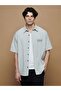 Xside Comfortable Fit Short Sleeve Plaid Men's Shirt