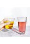 Crushed Hammered Pattern Design Glass Water, Soft Drink, Latte, Coffee, Smoothie Glass 350 ml 2 Pieces - 4361 - 4