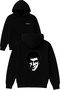 Alpacino Tony Design Printed Oversized Black Hooded Sweatshirt
