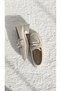 Melinta Stone Buckle Detailed Cream Loafer Women's Shoes - 3