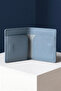 Genuine Leather Ice Blue Card Holder - Slim and Stylish Design - 6