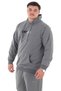 Men's Plus Size Hooded Sweatsuit Set with 2 Strands of Yarn Suitable for up to 154 Kilograms