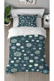 Snow Winter Patterned Printed Special Design Single Person Modern Style Stylish Duvet Cover Set Without Sheets