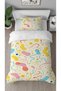 Geometric Line Colorful Pattern Printed Special Design Single Person Style Stylish Duvet Cover Set Without Sheets