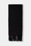 Premium Unisex Buklet Soft Textured Tasseled Women's Scarf Shawl Shoulder Wrap Black - 2