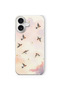 Flying Bird Pattern Transparent Phone Case Compatible with iPhone 17