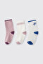 Girl's 3-Piece Sock Socks