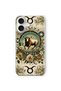 iPhone 17 Compatible Transparent Phone Case with Taurus Pattern
