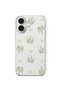 Frog Pattern Transparent Phone Case Compatible with iPhone 16