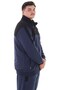 Men's Plus Size Suitable for up to 154 Kilos Size 2 Thread Stand Collar Zipper Tracksuit Set - 4