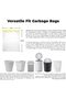 Drawstring Bin Disposable Liners, 4 Gallon, 45 x 50 cm, 75 Count - 7