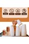Disposable Plain White Paper Tea & Coffee Hot Drinking Cups (6oz, 50 Pack) - 5