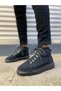 Jy206 Ottawa Lace-Up Orthopedic Sole Suede Men's Sports Boots Sst - Black