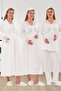 Mecit 6332 Ecru Dressing Gown Nightgown Pajamas Maternity Postpartum Set
