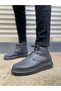 Jy207 Oslo Lace-Up Orthopedic Sole Skin Men's Sports Boots Cst - Black