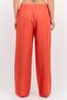 Women Regular Fit Plain Wide Leg Pants, Red - 2